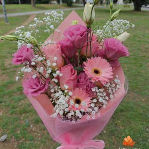 Ramo Gerberas y Lisianthus